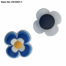 Cheap High Quality Rubber Patch 3D Flower Clog Shoes Charm